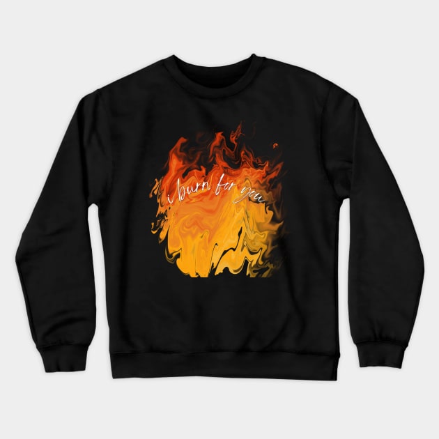 I burn for you - bridgerton - the Duke and I - Daphne and the duke of hastings Crewneck Sweatshirt by tziggles